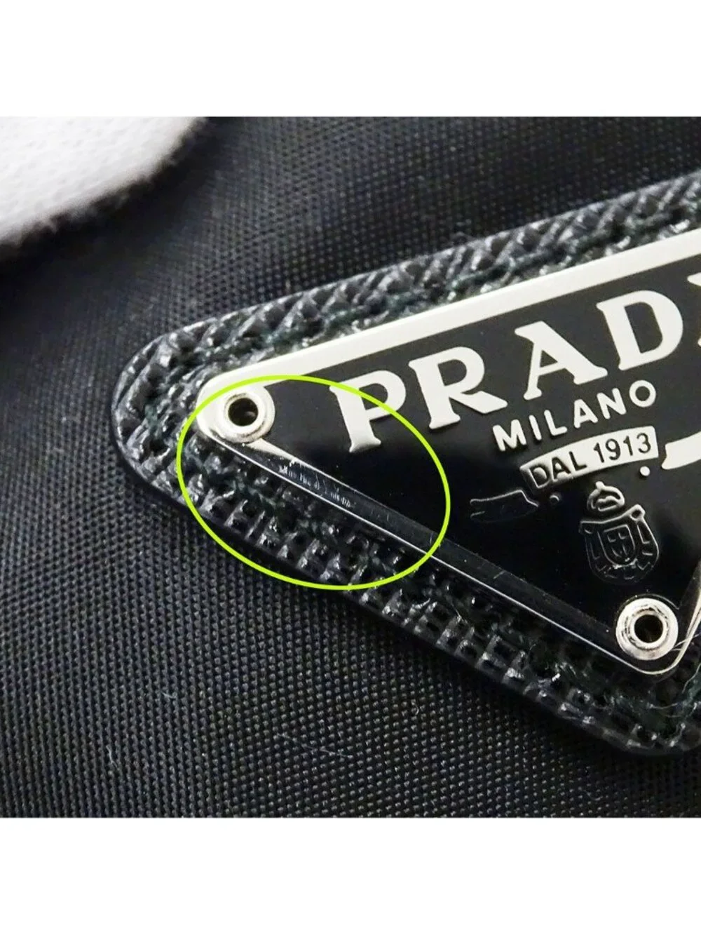 Prada Pouch Nylon Black Makeup Case Simple Daily